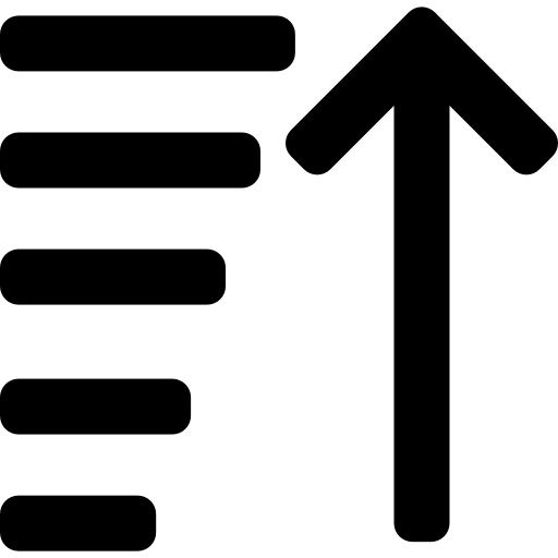 sort asc icon